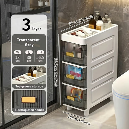 Storage Cabinet shown in the 3-layer Drawer Cabinet option