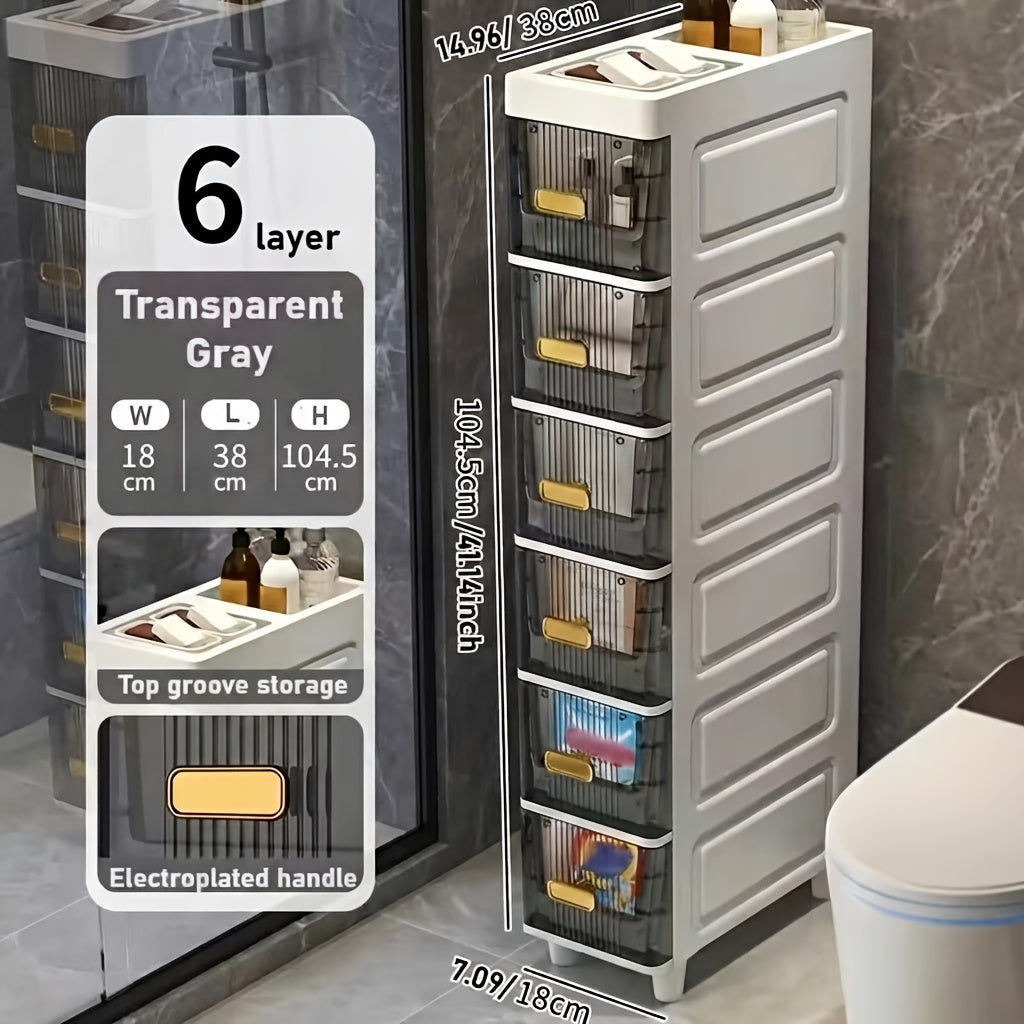 Storage Cabinet shown in the 6-drawer cabinet option