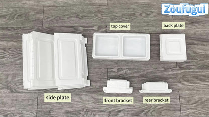 6-Layer Slim Bathroom Storage Cabinet with Storage Drawers for Organized Everyday Storage detail image - detail view 15