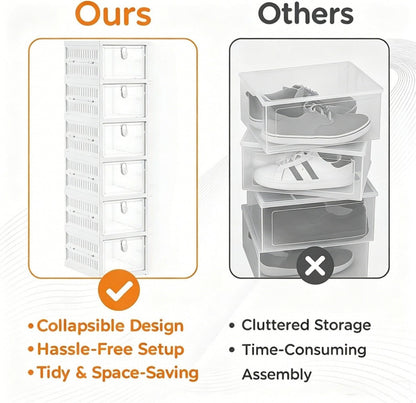 6-Tier Foldable Shoe Racks And Shoe Organizers for Entryway and Living Room detail image - detail view 15