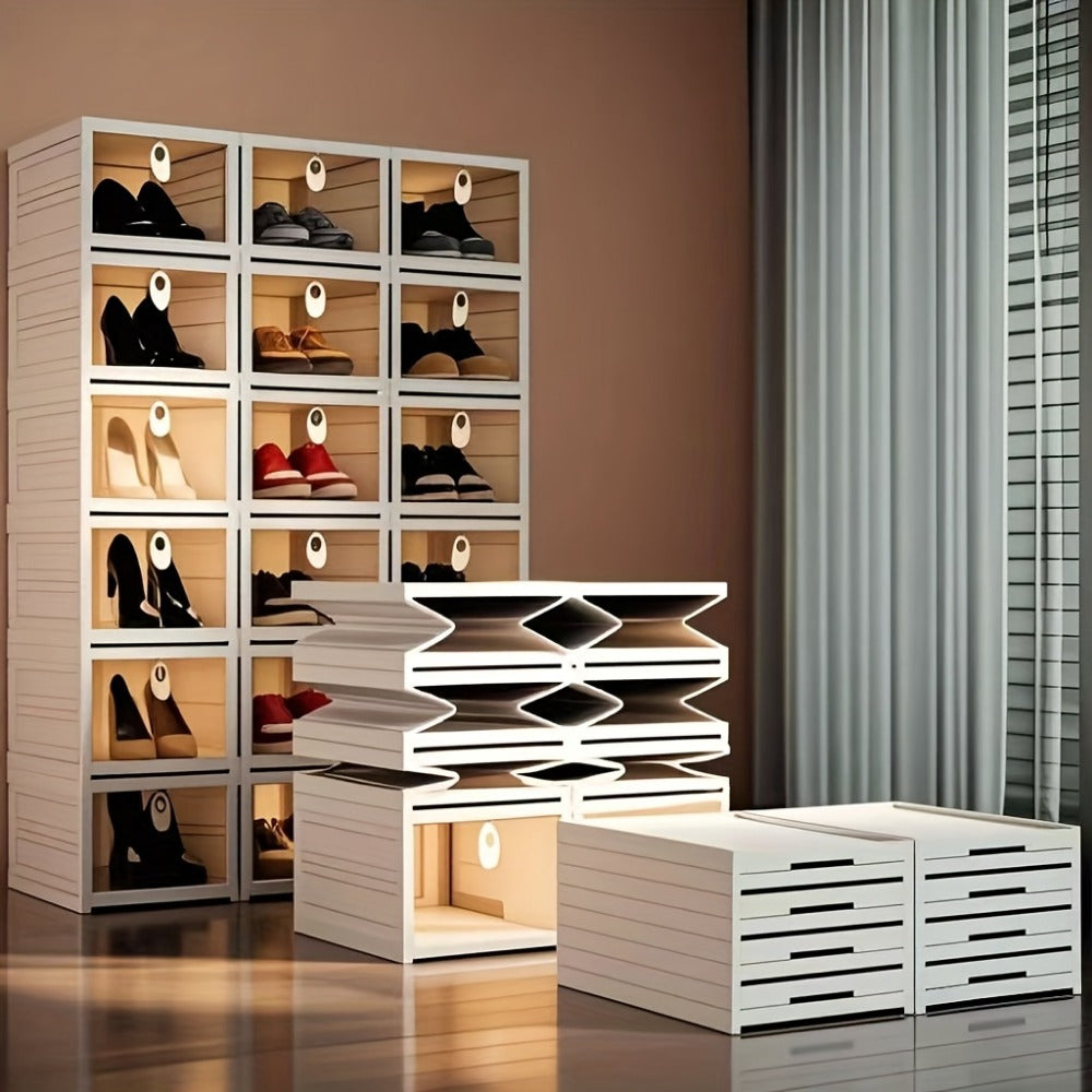 Shoe Racks and Shoe Organizers, Foldable Shoe Storage Organizer 3, 5 or 6-Tier - Large shown in the main product view
