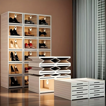 Shoe Racks and Shoe Organizers, Foldable Shoe Storage Organizer 3, 5 or 6-Tier - Large shown in the main product view