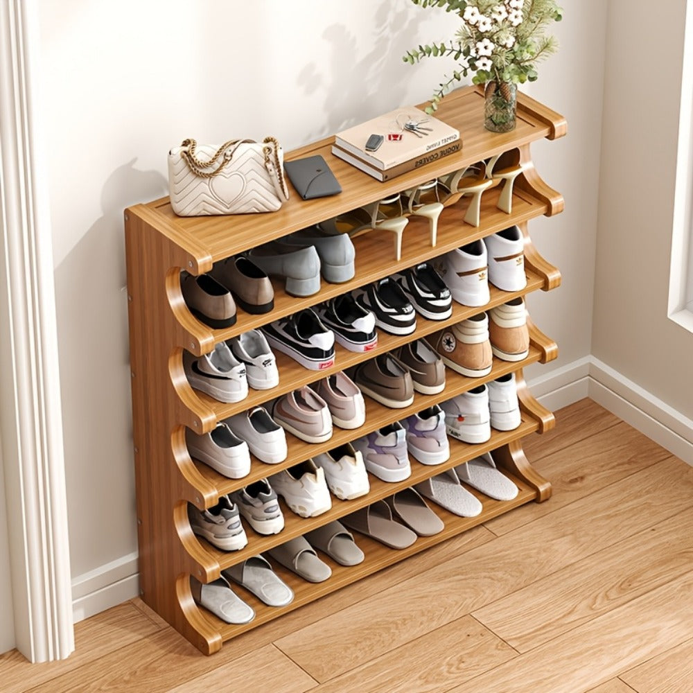 6-Tier Freestanding Shoe Rack with Tool-Free Assembly, Freestanding Shoe Storage Rack detail image - detail view 11