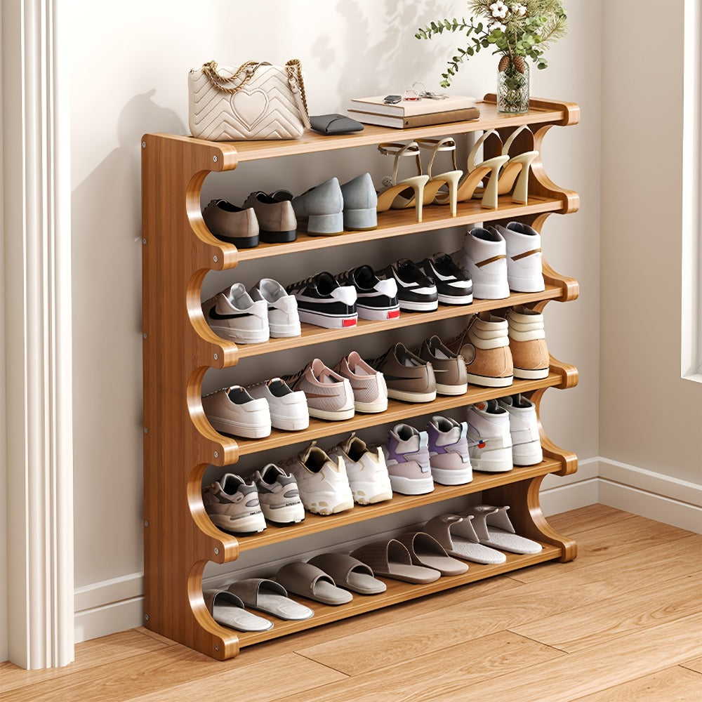 6-Tier Freestanding Shoe Rack with Tool-Free Assembly, Freestanding Shoe Storage Rack detail image - detail view 9