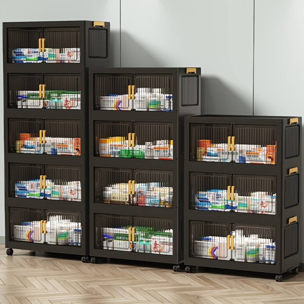 6-Tier Medicine Cabinet with Secure Lid for Organized Everyday Storage detail image - detail view 13