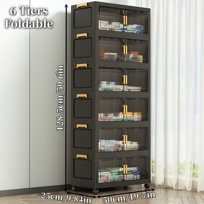 6-Tier Medicine Cabinet with Secure Lid for Organized Everyday Storage detail image - detail view 4