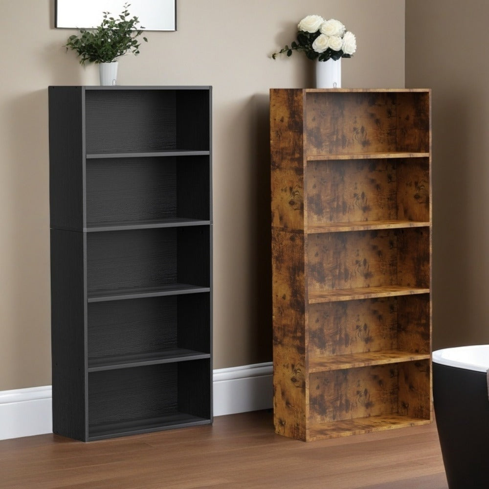 6-Tier Metal Bookshelf with Open Shelves, Freestanding Bookcase for Entryway detail image - detail view 17
