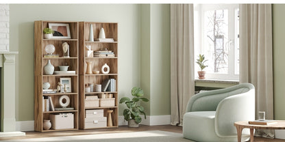 6-Tier Space-Saving Bookshelf with Open Shelves for Organized Everyday Storage in Entryway detail image - detail view 13
