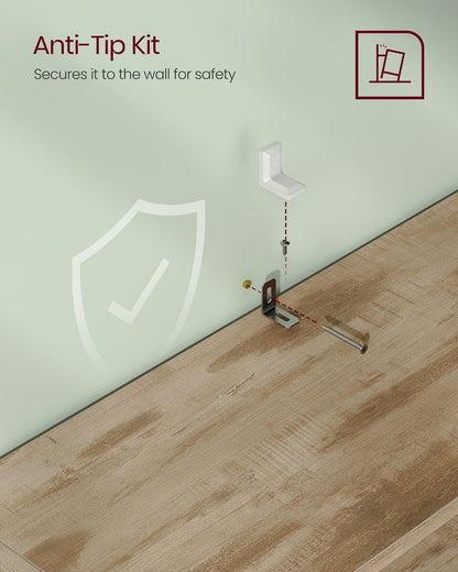6-Tier Space-Saving Bookshelf with Open Shelves for Organized Everyday Storage in Entryway detail image - detail view 19