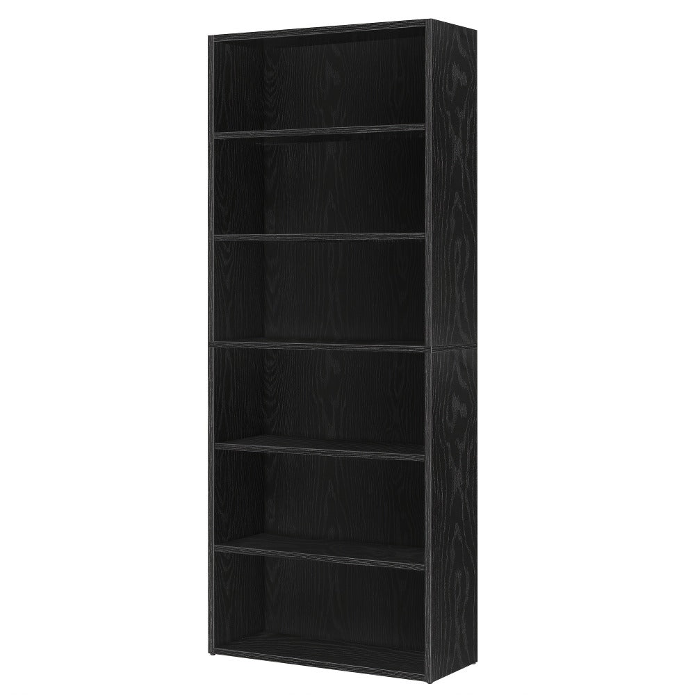 6-Tier Space-Saving Bookshelf with Open Shelves for Organized Everyday Storage in Entryway detail image - detail view 5