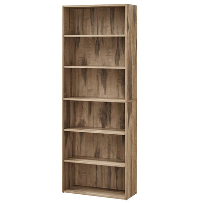 6-Tier Space-Saving Bookshelf with Open Shelves for Organized Everyday Storage in Entryway detail image - detail view 9
