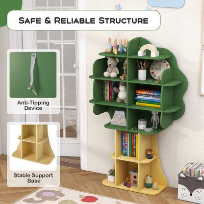 6-Tier Wood Kids Bookshelves And Toy Storage with Open Shelves for Kids' Room detail image - detail view 4