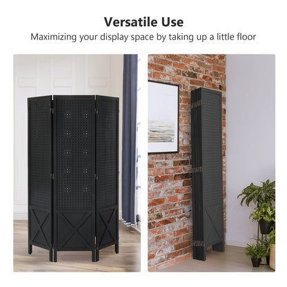 60-Inch Freestanding Room Divider for Privacy and Space Definition in Home Office detail image - detail view 38