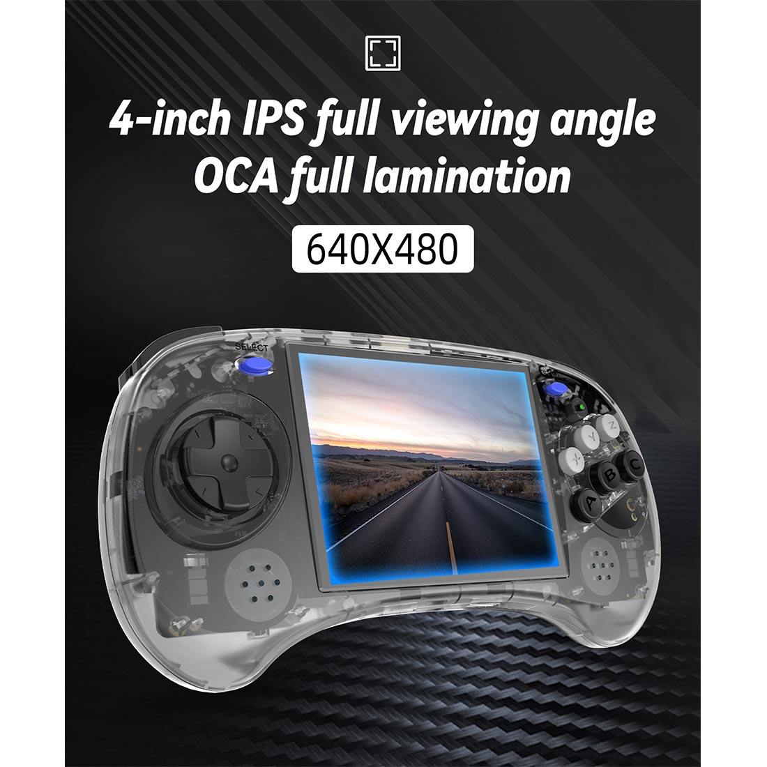 Anbernic RG ARC-S Arcade Six-Key Retro Handheld Game Console Linux 4" IPS HDMI 20+ Emulators Fighting Games 3500mAh Portable Emulator for Street Fighter Metal Slug Beat-Em-Up Fans 2 Colors
