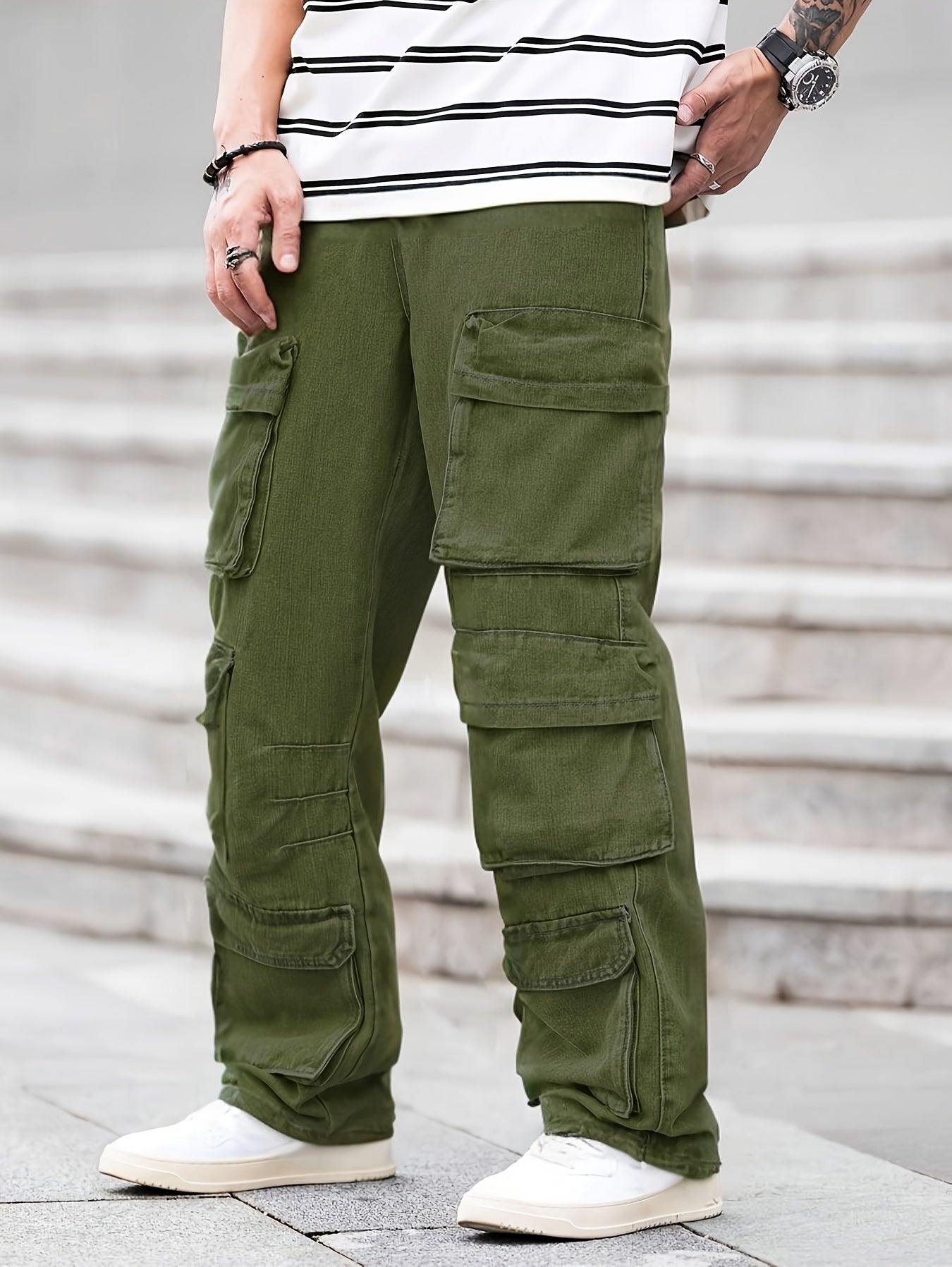 Men's Cargo Pants - Multi Pocket Everyday Style 708965