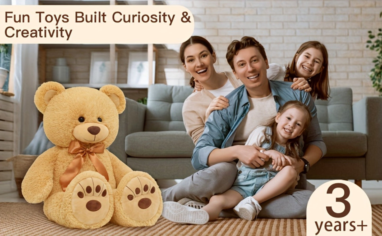 Giant Teddy Bear Brown XXL – Oversized Soft Cuddly Stuffed Animal Plush Toy, Valentine's Day Gift for Girlfriend Her Him, Birthday Baby Shower Kids Girls Large Bear Room Decoration