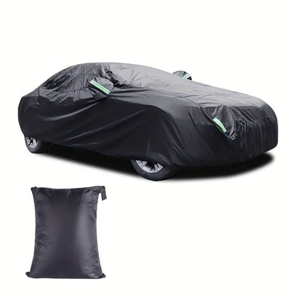 Waterproof Car Cover All Season Outdoor - UV Protection Windproof Dustproof 190T Oxford Cloth Auto Cover for Sedan SUV, Multiple Sizes L XL XXL XXXL with Storage Bag