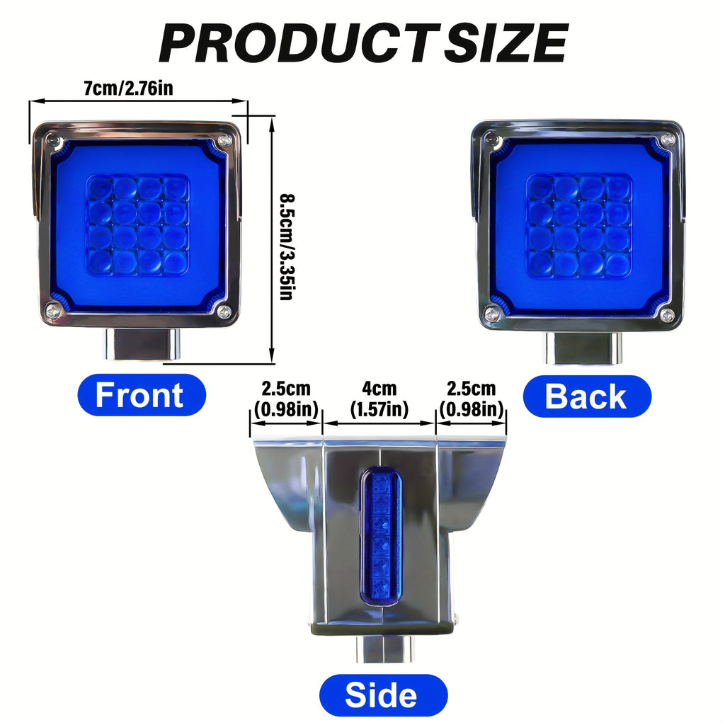Truck Side Lights, Indicator Lights, Side Lights, LED Lights, Signal Lights, Car Lights, Square Lights