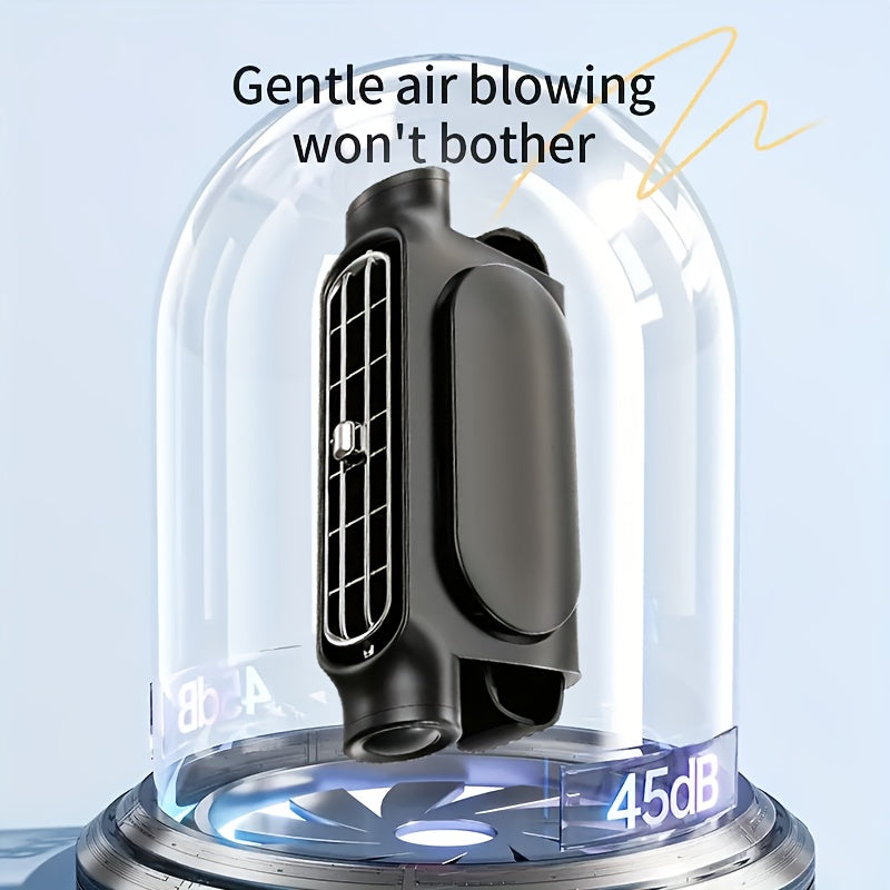 Bladeless Car Air Conditioning Fan|3-Speed Silent Cooling, USB Portable, Car Seat Fan, Suitable for SUV Trucks, Free USB Charging Cable