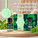 0.34Oz Peppermint Essential Oil + Aromatherapy Ceramic