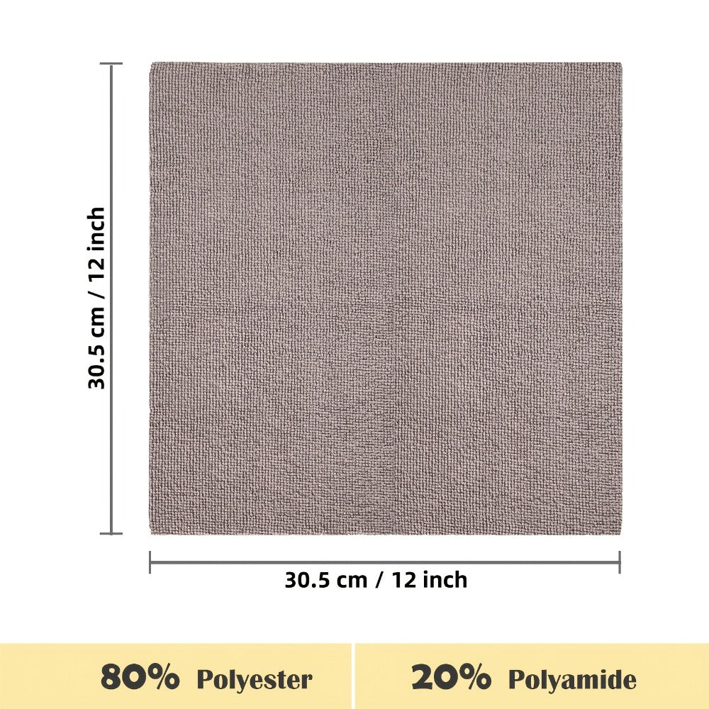 Microfiber Cleaning Cloths 100 Pack Reusable Washable Tear-Away Towel Roll 12x12 – Absorbent Rags & Dishcloths for Kitchen, Bathroom, House & Car Detailing