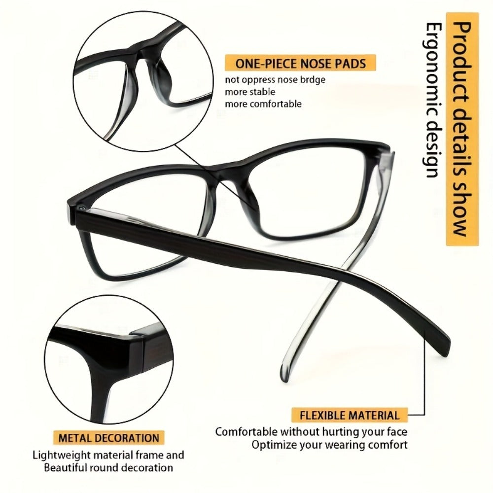 Blue Light Blocking Reading Glasses 12 Pack Bulk Set – Stylish Unisex Readers with Anti-Glare Lenses, Lightweight Frames, Multiple Magnification Strengths for Men and Women