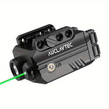 Pistol Light Laser Combo 500 Lumens – Green Red Blue Laser Sight, 5 Modes, USB-C Rechargeable, Fits Subcompact & Compact Handguns, Adjustable Rail Mount Weapon Light