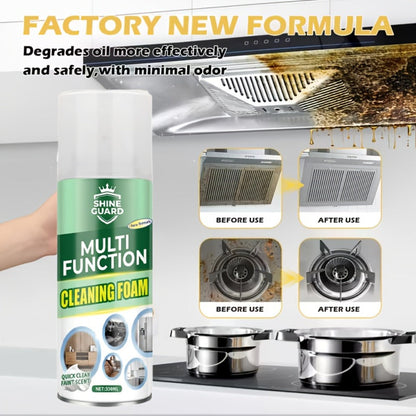 Multi-Purpose Foam Cleaner Spray – Fast-Acting Cleaning Mousse for Kitchen Degreasing, Stove, Bathroom, Floor, Car Interior & More, All-Surface Foam Formula