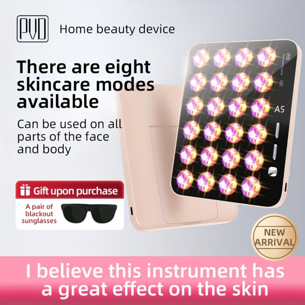 LED Light Therapy Device for Face & Body with Stand - Home Spa