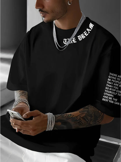 Men's Patriotic T-Shirt - Crew Neck Short Sleeve Streetwear Style 199973