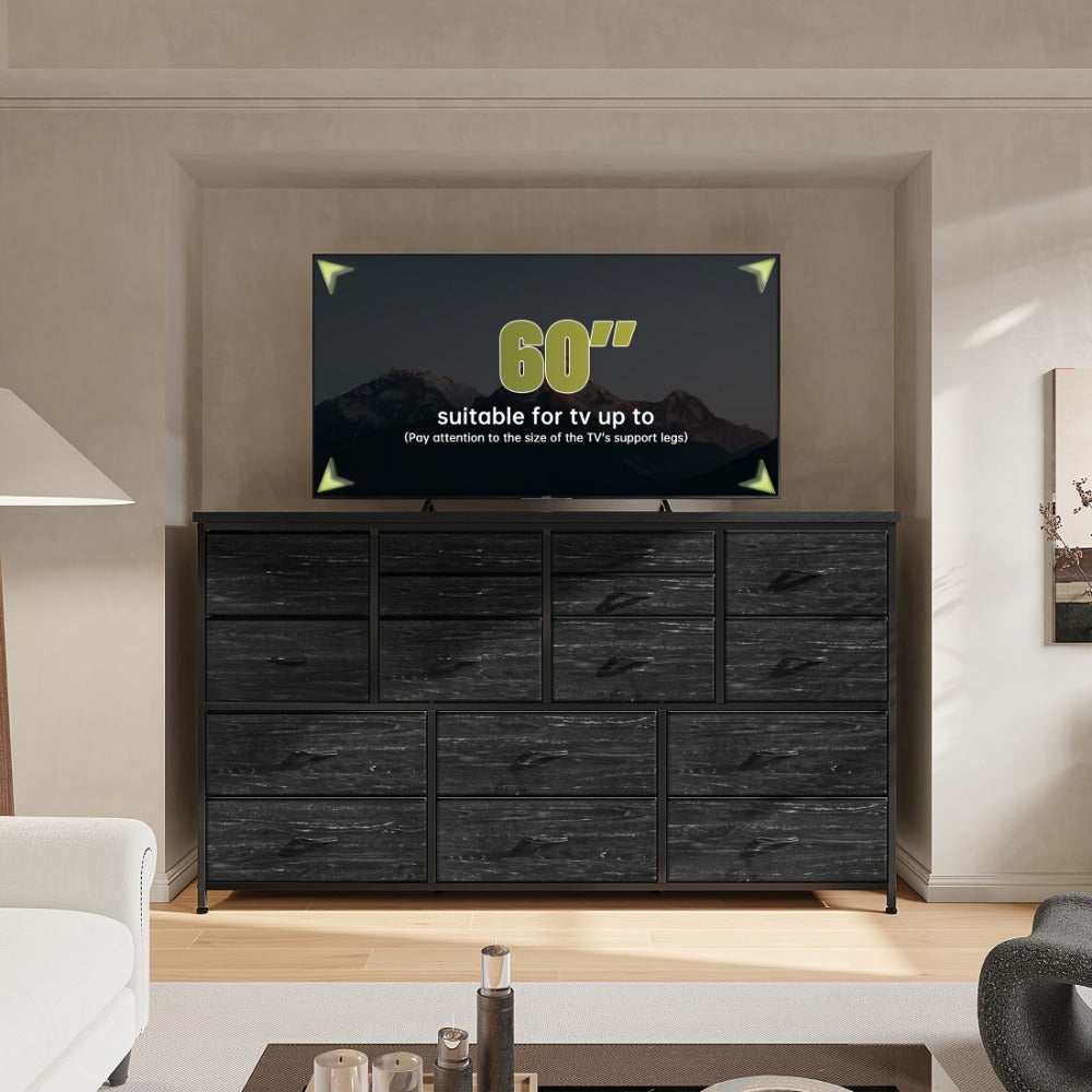 61-Inch Wide Dresser with Multiple Color Options for Organized Everyday Storage detail image - detail view 12