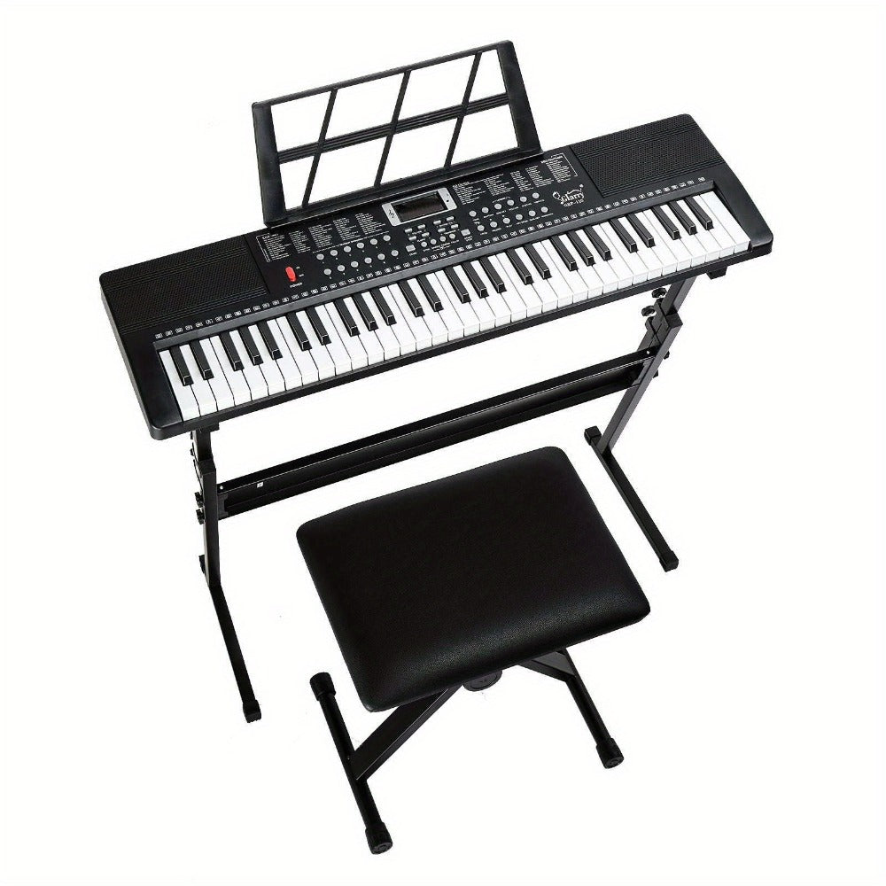 61-Key Digital Piano Starter Kit with Stand, Bench and Teaching Modes detail image - detail view 3