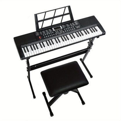 61-Key Digital Piano Starter Kit with Stand, Bench and Teaching Modes detail image - detail view 3