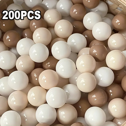 Ball Pit Balls 100/200 Pcs for Babies Toddlers Non-Toxic PE Colorful Ocean Play Balls for Ball Pit Pool Hand Foot Coordination Sensory Toy Birthday Gift Boys Girls