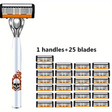 1 handle + 25 blades