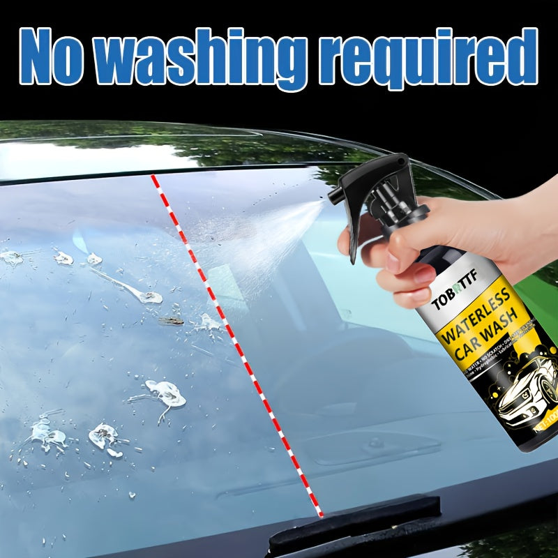 1 Spray & Wipe Waterless Car Wash Solution Suitable for Paint Protection, Instantly Removes Grime, No Rinse Required, Quick Detailing Spray for Car, Motorcycles,, RVs - Formula for -the- Vehicle Maintenance