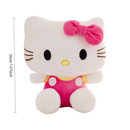 Hello Kitty KT Cat Stuffed Animal 3 Colors – Sanrio Kawaii Plush Doll in Red Pink Blue Soft Collectible Toy, Birthday Valentine Christmas Gift for Girls Teens Hello Kitty Fans