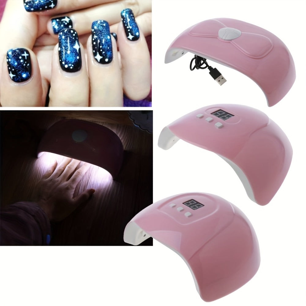 Smart UV LED Gel Nail Lamp with Auto Sensor & LED Countdown Display | Professional Fast Curing Dryer for All Gel Polishes Fingernails Toenails | Salon & Home DIY Manicure Gift for Women