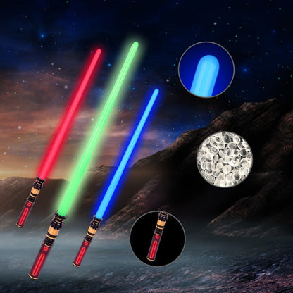 Light Up Sword for Kids 3 Pack Red Blue Green – LED Light Saber with Sound Effects & Expandable Blade for Cosplay Halloween Costume Dress Up Birthday & Christmas Gift for Boys & Girls Ages 4+
