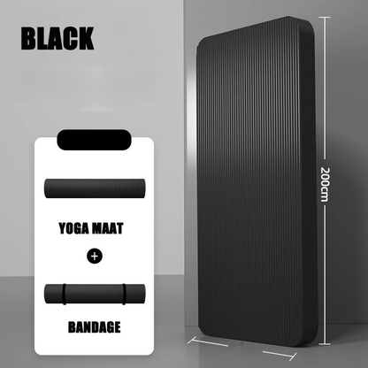 Extra Thick Yoga Mat 20mm – Extra Long 79 x 35 Inch Non-Slip Exercise Mat for Men, High-Density Cushioning for Pilates, Fitness, Stretching & Home Gym Workouts