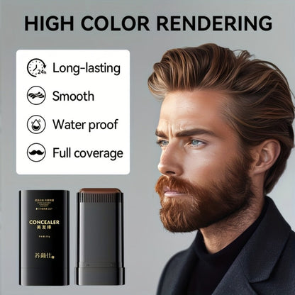 Instant Gray Root Concealer Hair Color Stick – Waterproof Sweatproof Non-Clumping Long-Lasting Formula with Built-in Comb Applicator, Black Dark Brown & Brown Shades for Men & Women