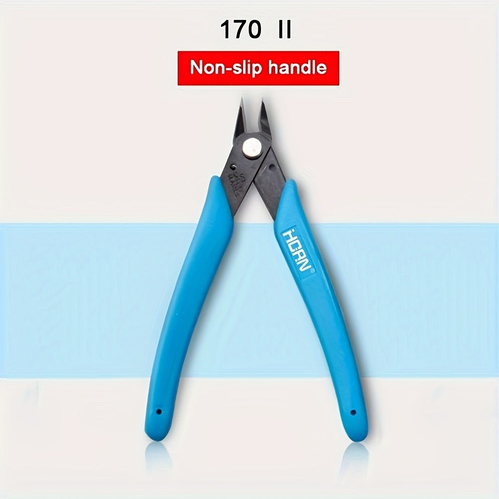 Flush Cut Wire Cutters 5-Inch Precision Micro Nippers – Durable Rust-Resistant Steel, for Electronics Zip Ties Crafts Model Kits PCB Wiring (5pc or 10pc Set)