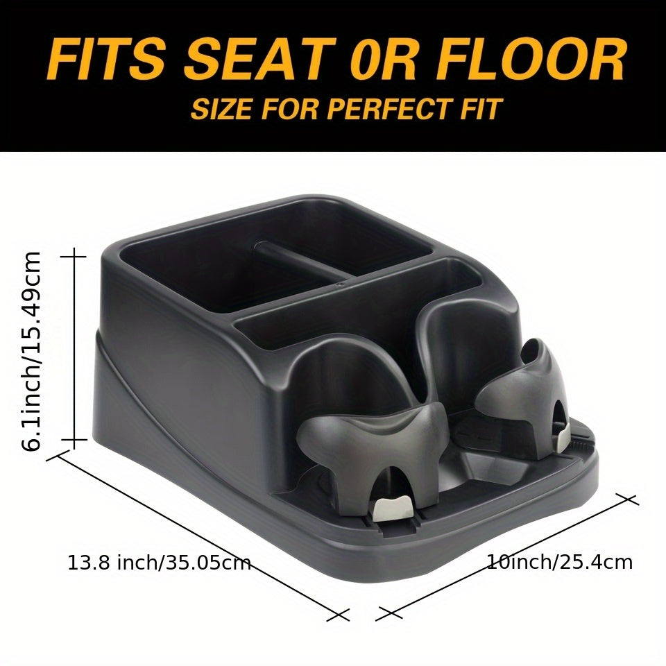 Yidong Is Ideal for Compact Central Consoles, Vehicle Storage Shelves, And Cup Holders Designed for Cars, Trucks, Vans, And Suvs (In Black)