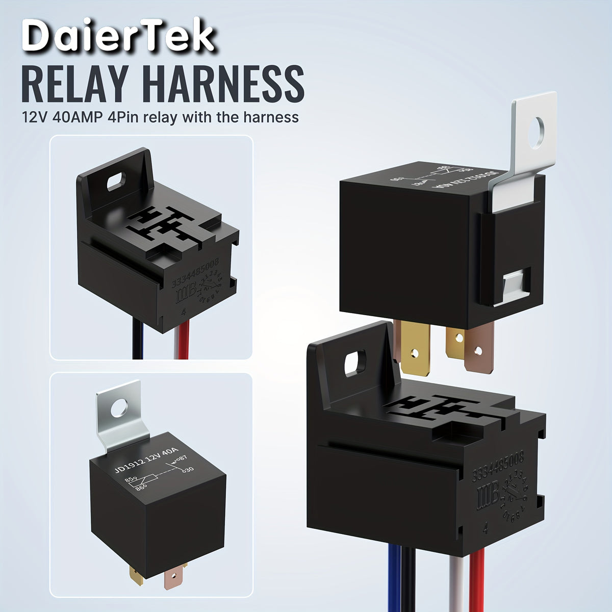 5 in 1 Ignition Switch Panel Race Toggle Switch Panel DC 12V 30A Racing Switch Panel Push Start Ignition Kit for Car Truck