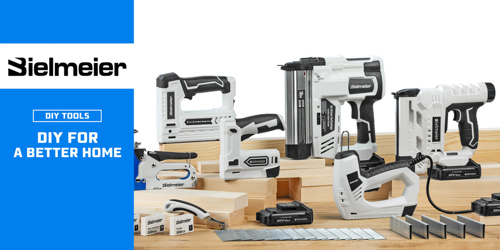 Bielmeier 20V/4V Cordless 2-in-1 Stapler/Nailer, Brad Nailer Without Compressor And Cord, Lightweight Design, with Safety Striker Guard, Battery&Charger, 1600/2000 Nails And Staples, for Carpentry And Upholstery & Perfect Gifts for DIYers