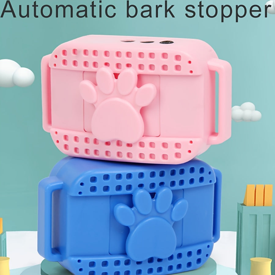 Rechargeable Bark Collar with 9 Adjustable Sensitivity Levels - Smart Anti Barking Collar for Small Medium Large Dogs, 3 Training Modes Beep Vibration Shock, Waterproof, Pink & Sky Blue