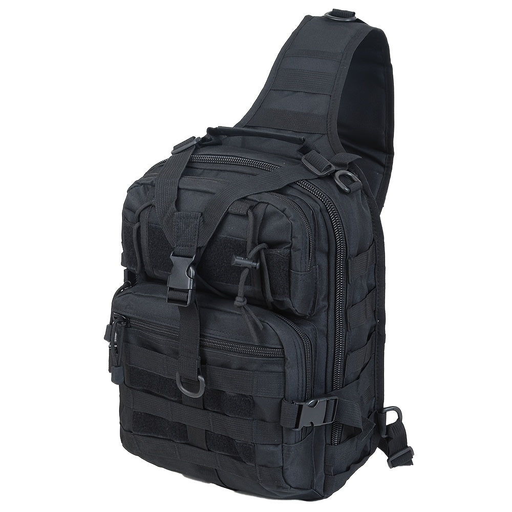 Tactical Chest Bag – Single Shoulder Crossbody Sling Pack for Hiking, Patrol & Outdoor EDC, Adjustable Strap, Multi-Pocket