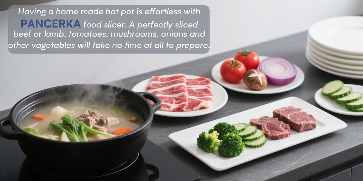 Electric Meat Slicer 0-15mm Adjustable Thickness – Home & Commercial Deli Food Cutter for Meat, Vegetables, Fruits, Bread & Lamb, Stainless Steel Blade, Easy to Clean Kitchen Slicing Machine