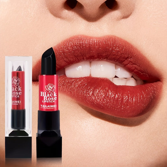 Non-Stick Moisturizing Red Lipstick – Velvety Matte Finish Long Lasting No Transfer Lip Color, Smooth Precise Application Natural Red Tone for All Skin Tones, Comfortable All-Day Wear Women
