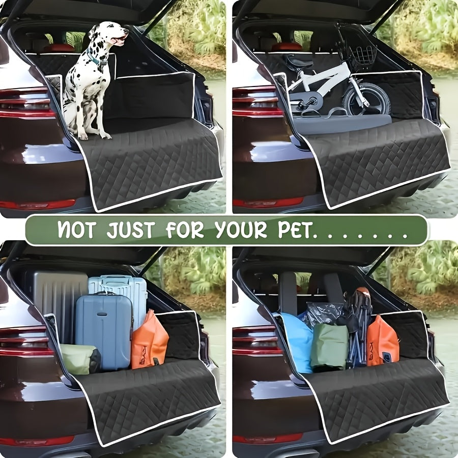 1pc Of Car Trunk Mat with Storage Bag, Anti Slip Bottom Pet Cargo Pad, Anti Slip Vehicle Trunk Protection Pad